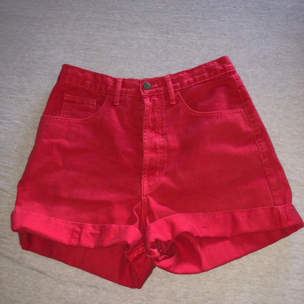 Red GUESS Shorts